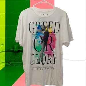 - BILLABONG FILTHY HABITS GREED OR GLORY TEE